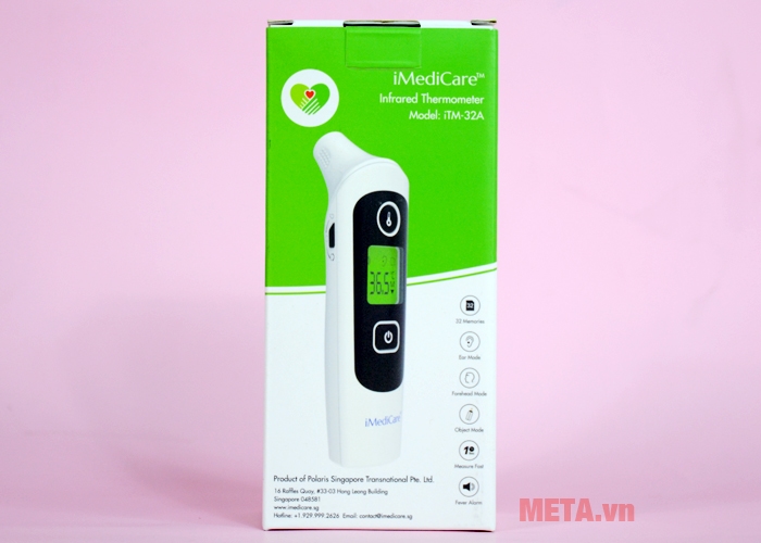 Hộp đựng nhiệt kế điện tử hồng ngoại iMediCare iTM 32A