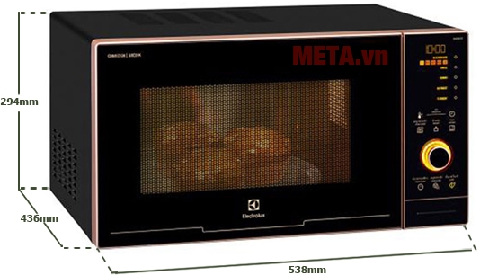 lò vi sóng Electrolux EMS3082CR có kích thước nhỏ gọn
