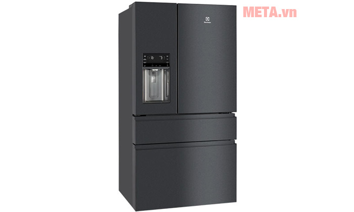 Tủ lạnh Electrolux EHE6879A B có thiết kế vòi nước bên ngoài và chế độ làm đá tự động tiện dụng