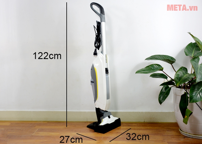 Kích thước máy lau sàn 2 trong 1 Karcher FC 5