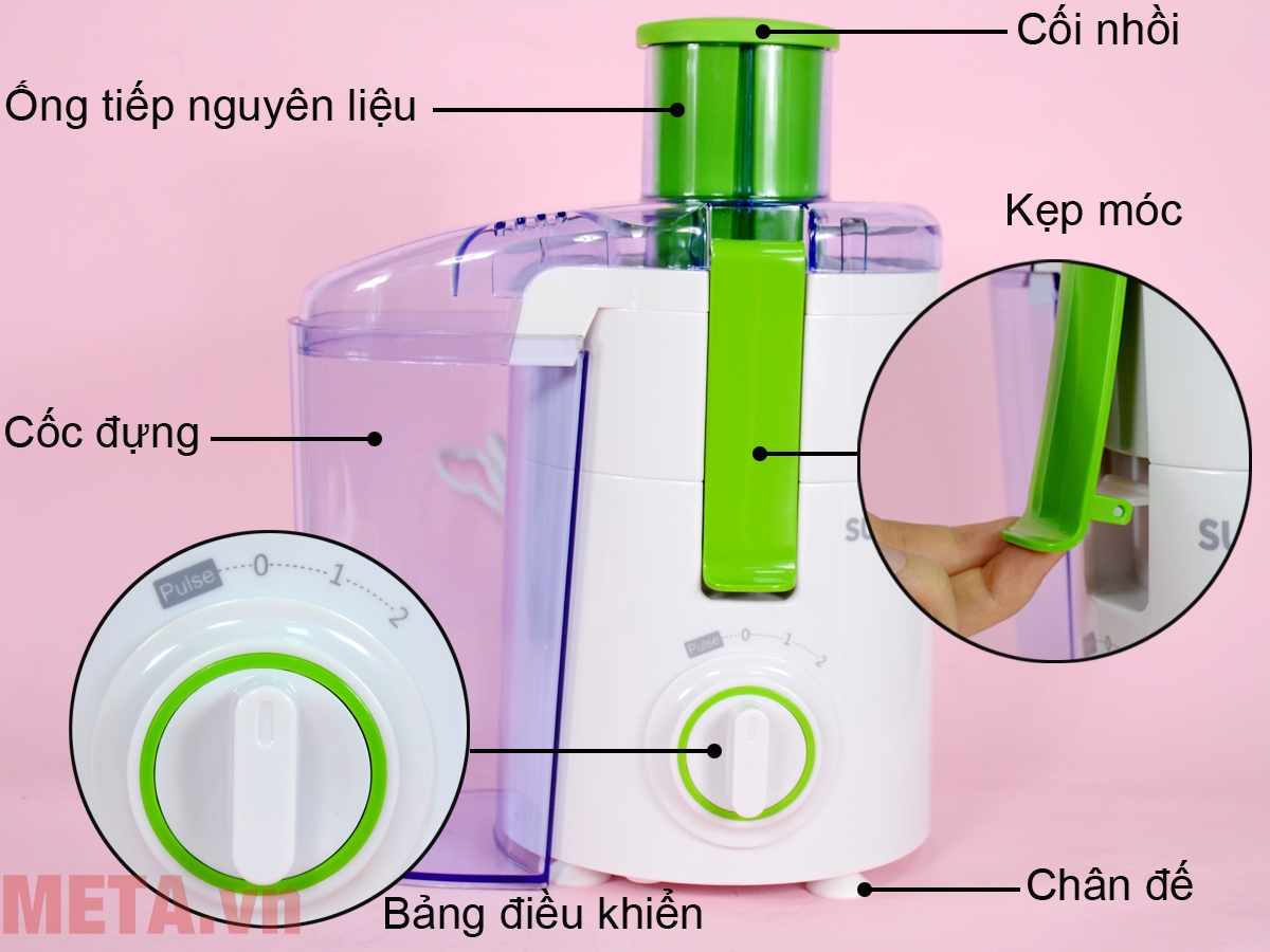 Cấu tạo máy ép trái cây Supor ZS10VN-230