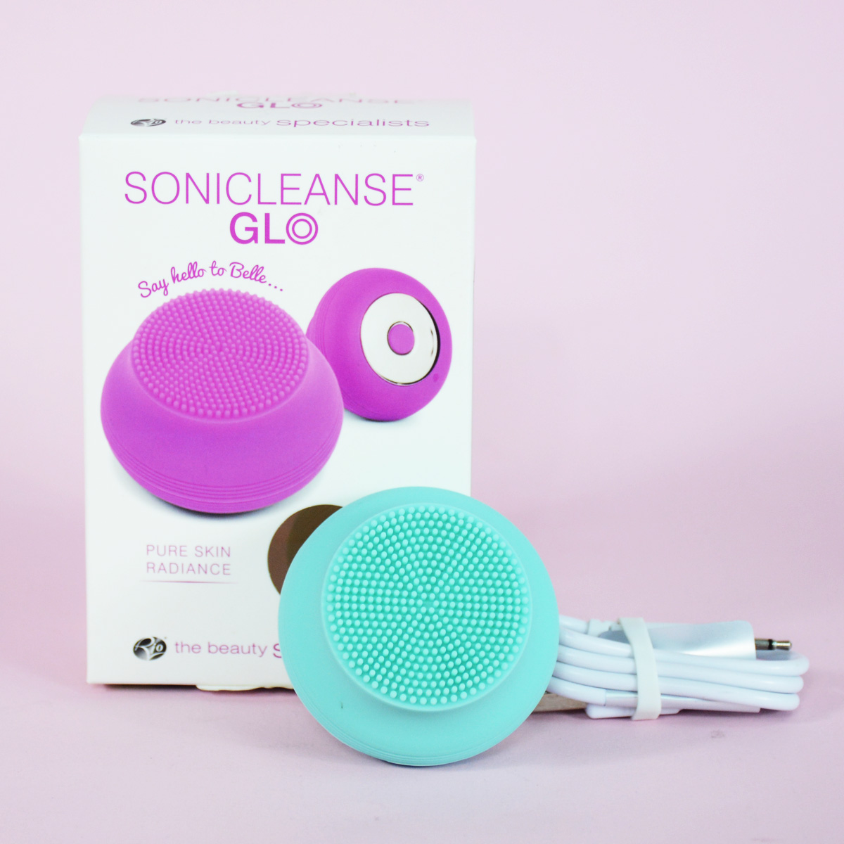 Máy rửa mặt công nghệ siêu âm SONICLEANSE GLO Belle Rio FADM