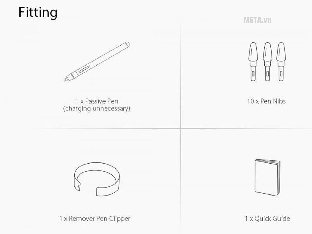 Bút vẽ XP-Pen Star G430S không sử dụng pin giúp dùng liên tục được trong thời gian dài