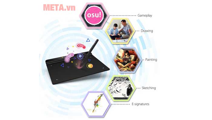 Bảng vẽ XP-Pen Star G640 phục vụ nhiều mục đích sử dụng khác nhau