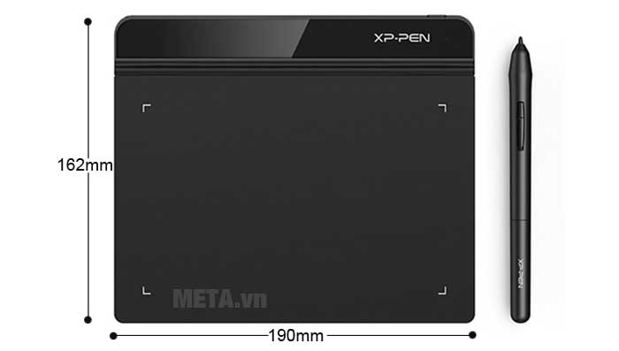 Kích thước bảng vẽ XP-Pen Star G640