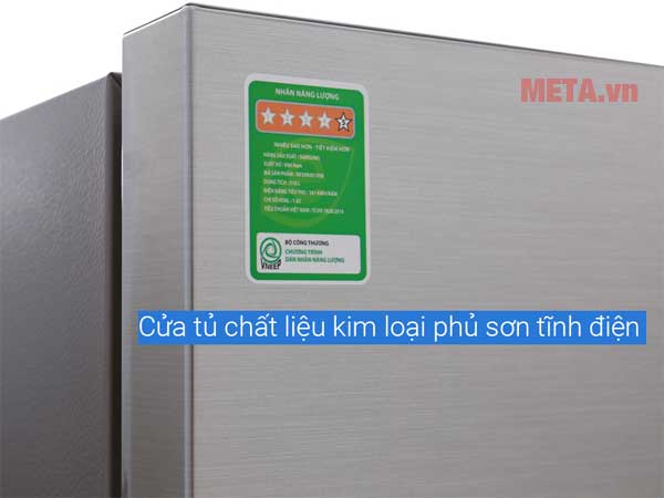 Tủ lạnh RB30N4010S8/SV có bề mặt được làm từ kim loại sơn tĩnh điện