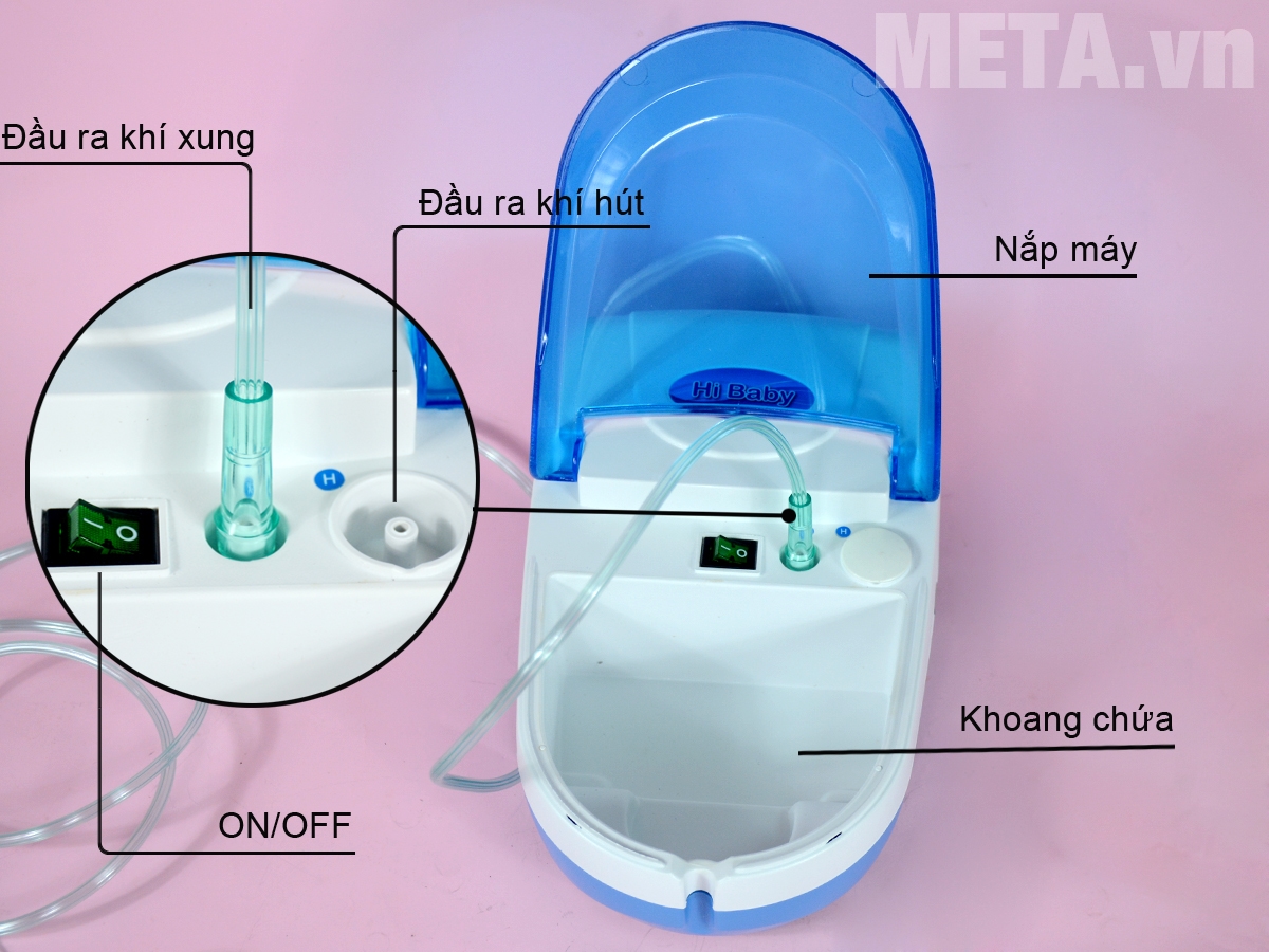 Máy xông hút mũi 2 trong 1 Dotha Health Care - Nebulizer