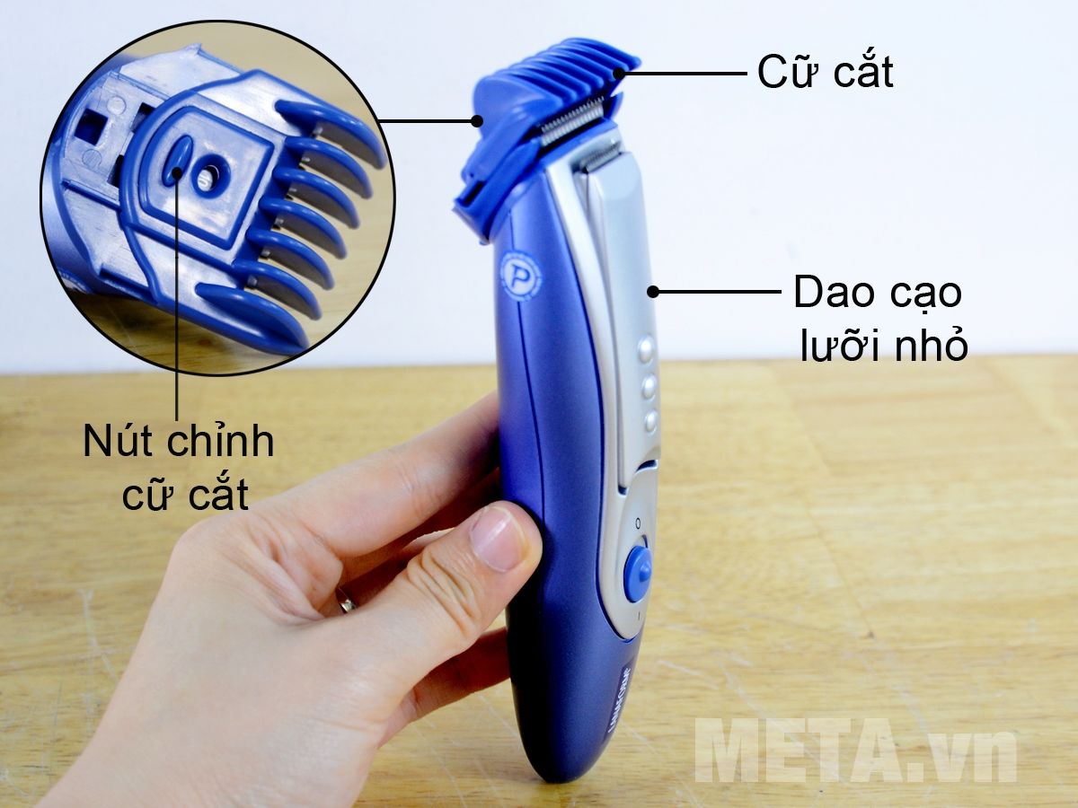 Máy cạo râu Lanaform đi kèm cữ cắt có thể thay đổi