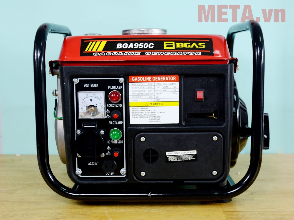 Hình ảnh máy phát điện chạy xăng Bgas BGA950C 0.8KVA