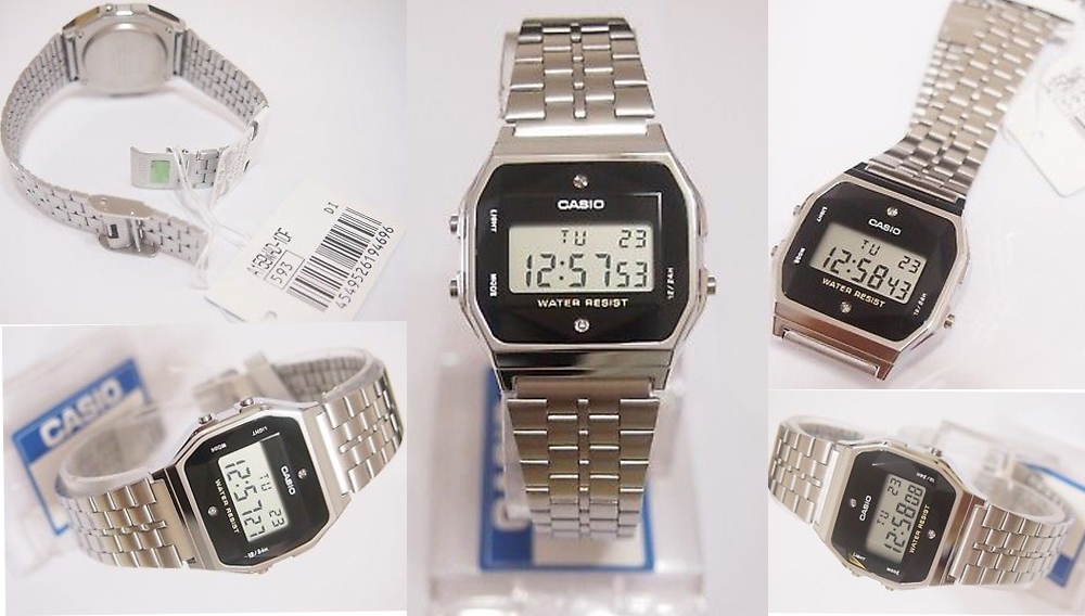 Đồng hồ Casio nam A159WAD-1DF kiểu dáng sang trọng, phù hợp với giới trẻ Đồng hồ Casio