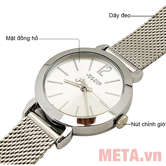 Cấu tạo đồng hồ Julius JA-732