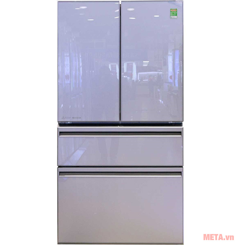 Tủ lạnh 4 cánh Mitsubishi MR-LX68EM-GSL-V, 564L