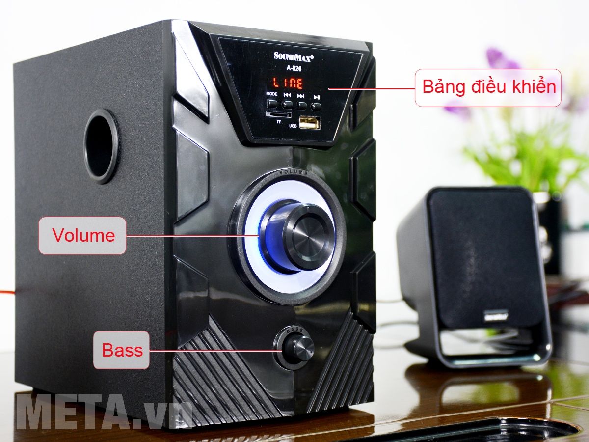 Cấu tạo loa vi tính Soundmax A826 2.1 