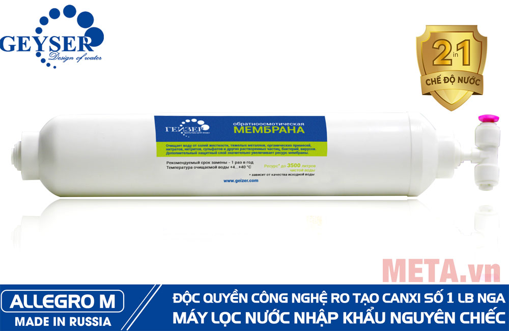 Cung cấp lượng nước có canxi cao hơn máy lọc thông thường