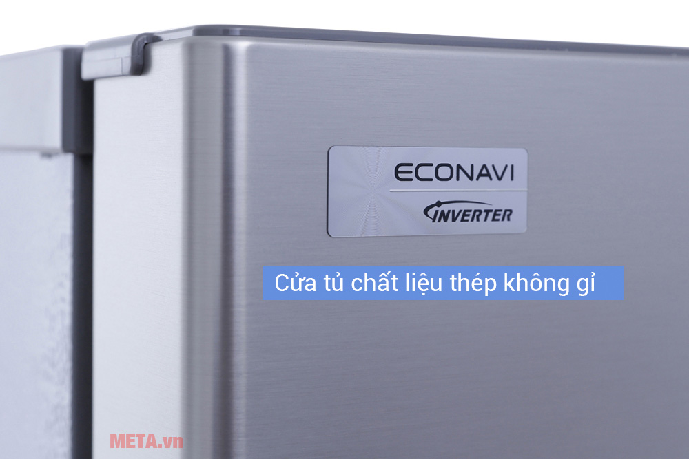 Tủ lạnh Panasonic làm bằng thép không gỉ
