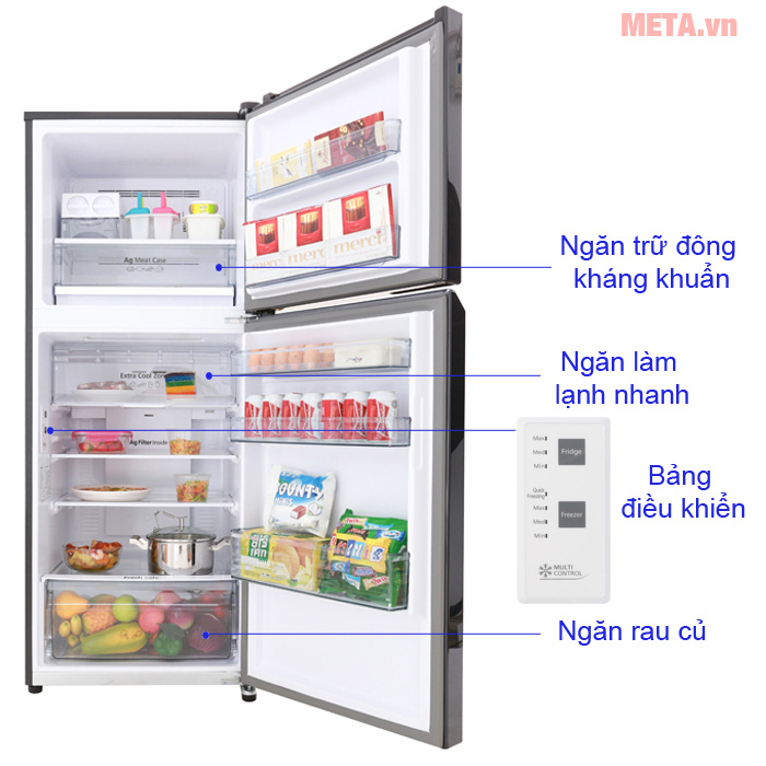 Tủ Lạnh Panasonic Inverter 326 Lít NR-BL359PKVN