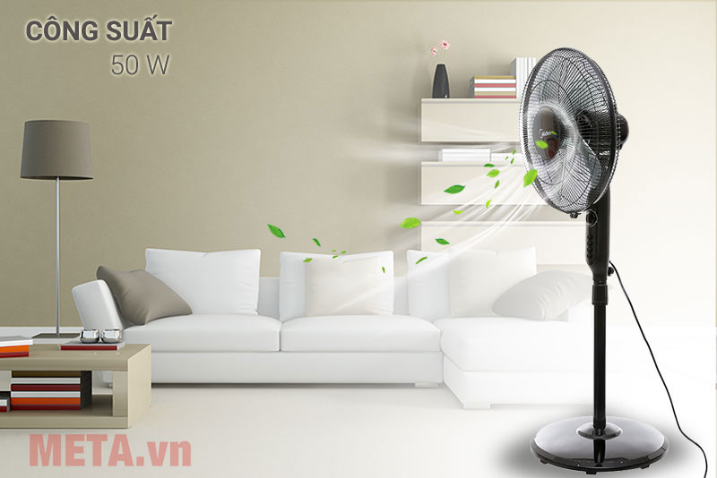 Quạt cây Midea FS40-15Q có công suất 50W