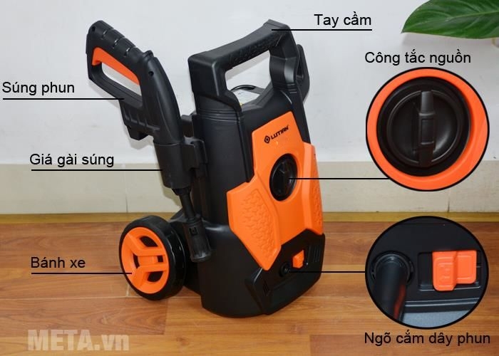 Cấu tạo máy rửa xe Lutian LT 303B