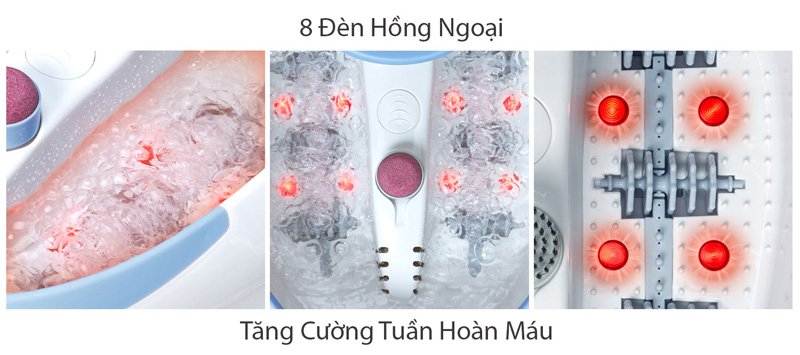 bồn massage chân hồng ngoại