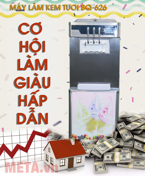 Máy làm kem tươi kinh doanh