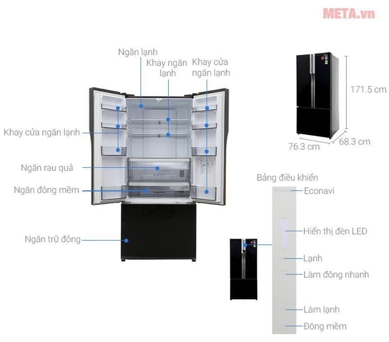 Cấu tạo của tủ lạnh 