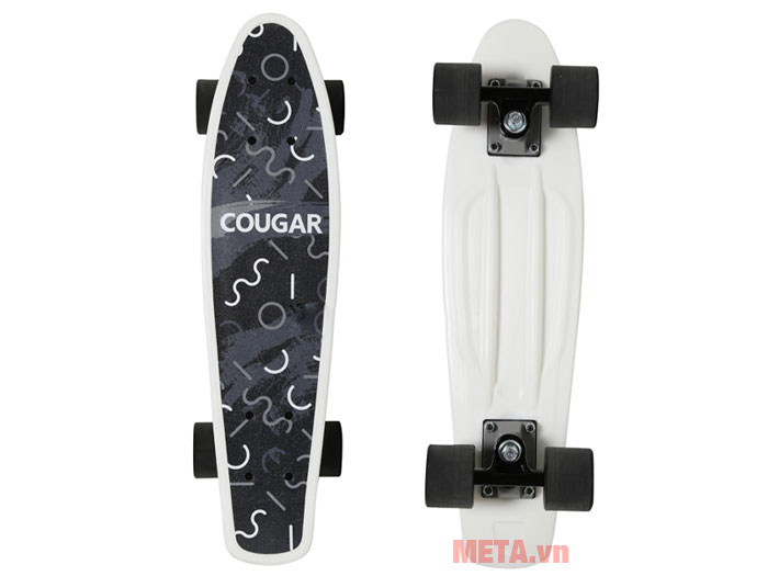 Ván trượt Cougar Penny QJ màu trắng