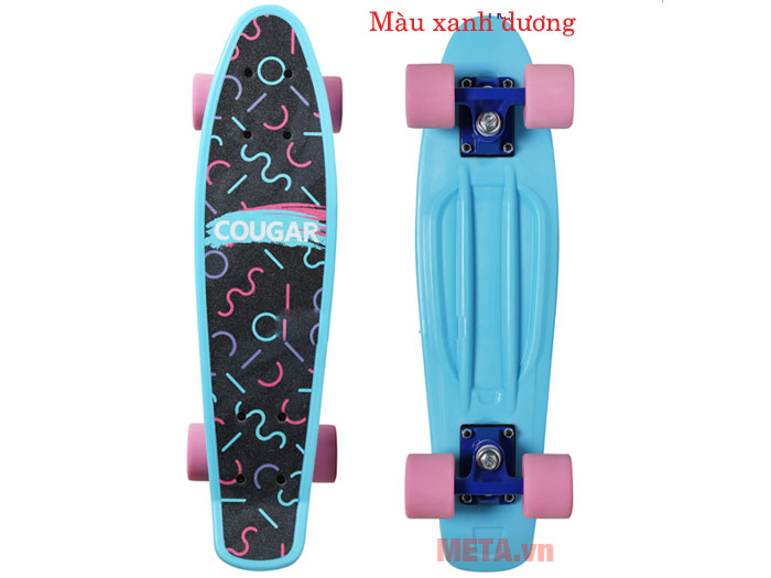 Ván trượt Cougar Penny QJ màu xanh dương