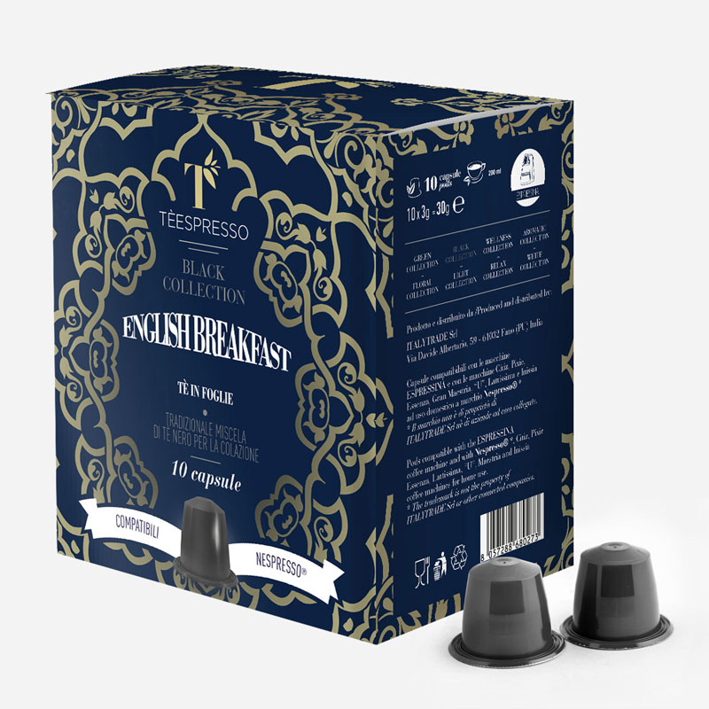 Combo 3 Hộp trà viên nén Tèespresso vị English Breakfast (hộp 10 viên)