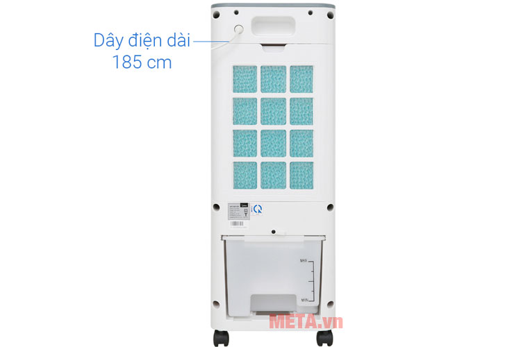 Dây nguồn điện có chiều dài 185cm