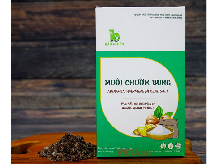 Muối chườm bụng Bảo Nhiên (850g)