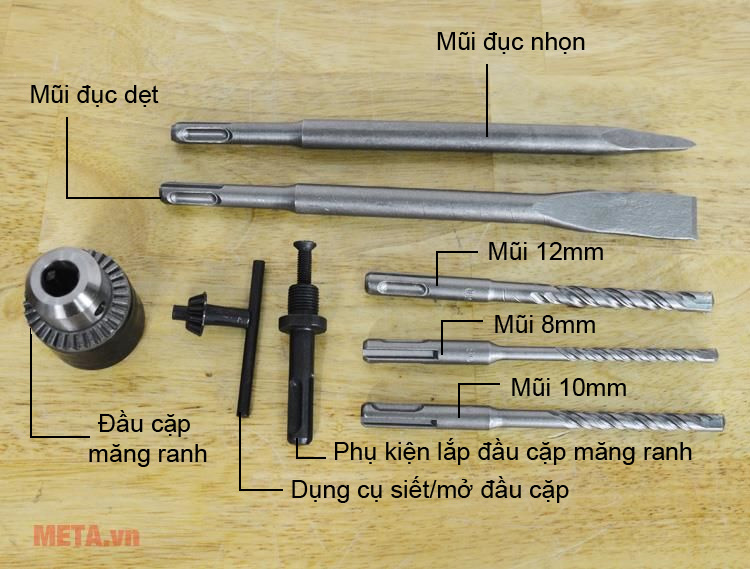 Phụ kiện máy khoan