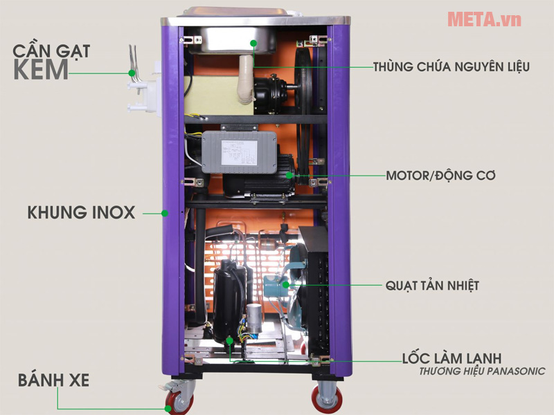 Máy làm kem tươi Jingling