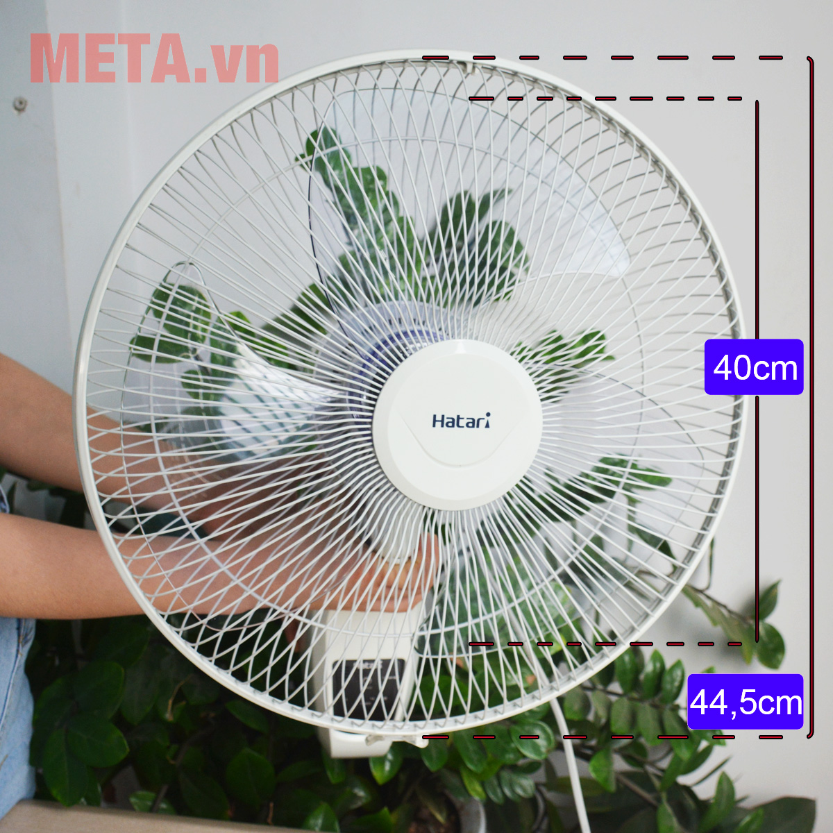 Quạt treo tường Thái lan Hatari HT-W16R6 có thiết kế tiện lợi 