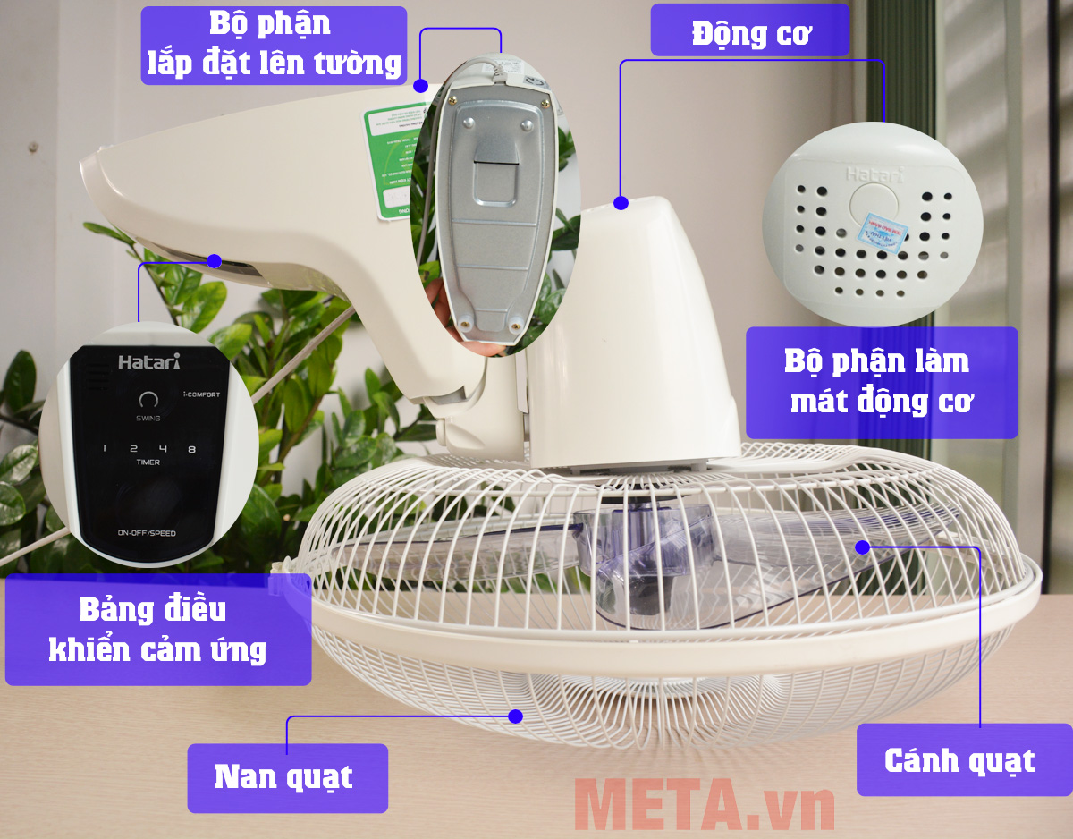 Quạt treo tường Thái lan