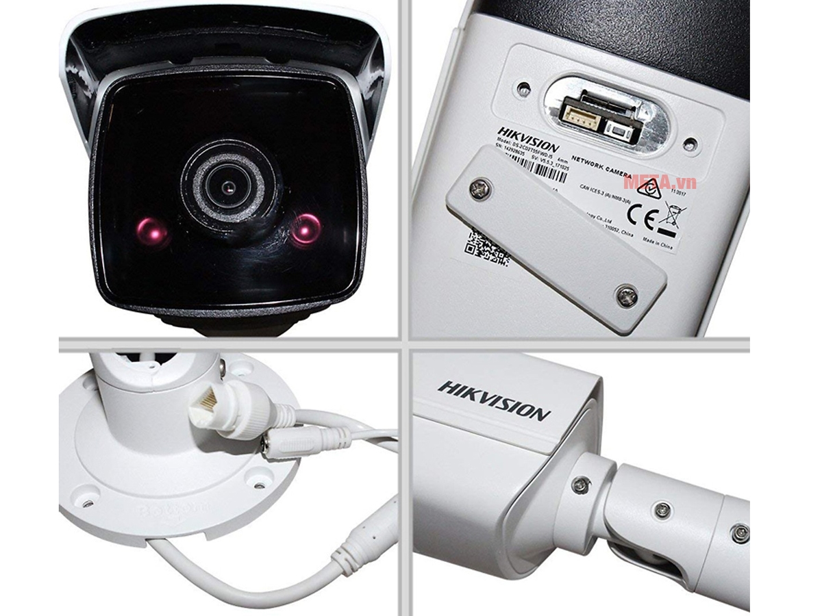 Các chi tiết của camera không dây Hikvision DS-2CD2T43G0-I5
