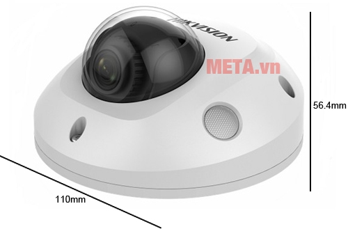 Kích thước sản phẩm Camera lắp trần Hikvision DS-2CD2523G0-I