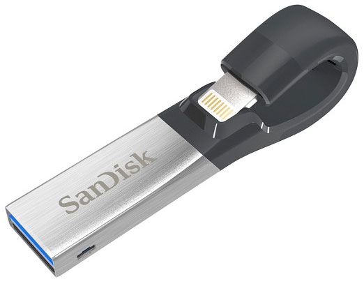 USB SanDisk iXpand Flash Drive 32GB for Iphone, Ipad (SDIX30N-032G-PN6NN)