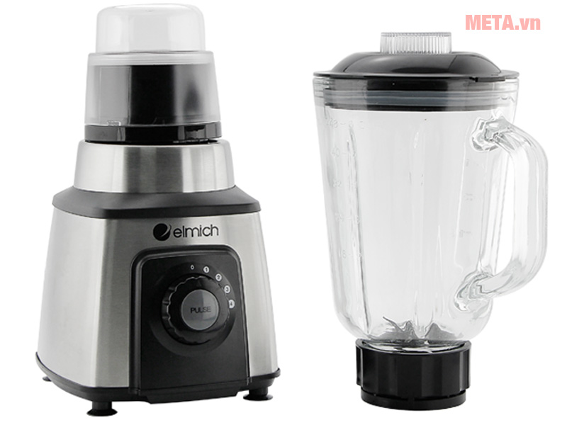 Máy xay sinh tố cối thủy tinh Elmich