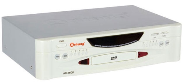 Đầu karaoke 5 số Arirang DVD AR-3600B (kèm 2 Micro)