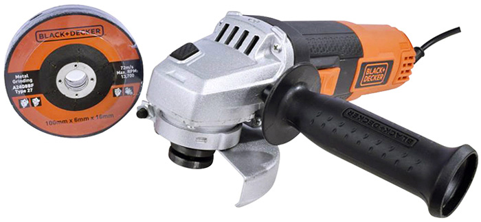 Máy mài góc kèm 1 đĩa mài Black&Decker G720B 100mm