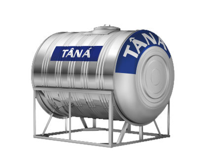 Bồn nước inox Tân Á ngang TA3000 (Ф1180) - 3000L