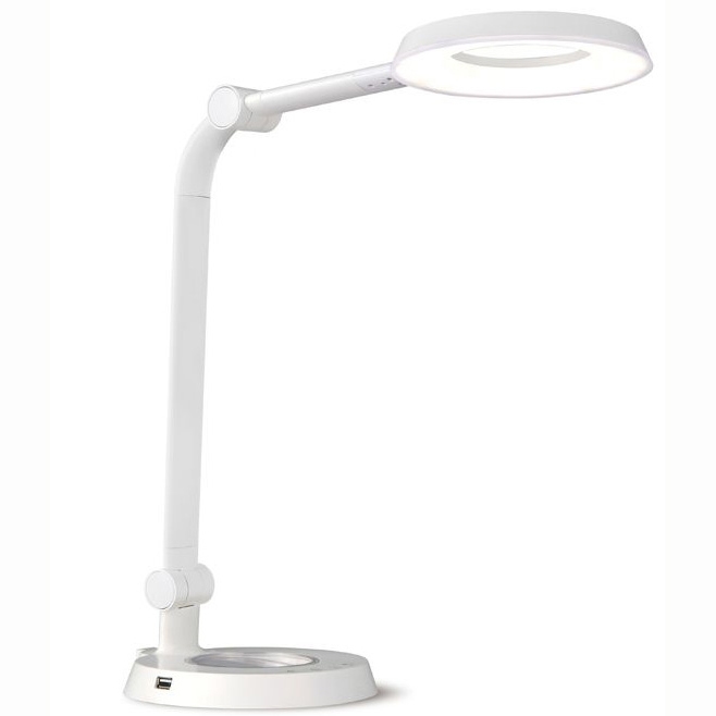 Đèn bàn led Hàn Quốc cảm ứng Prism 6300WH (Trắng)
