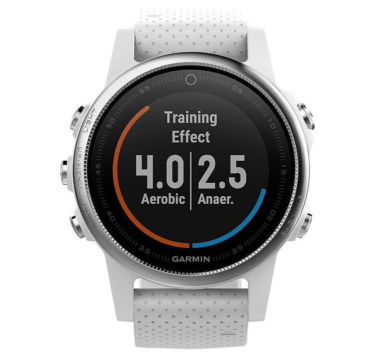 Vòng đeo tay theo dõi sức khỏe Garmin Fenix 5S Carrara White