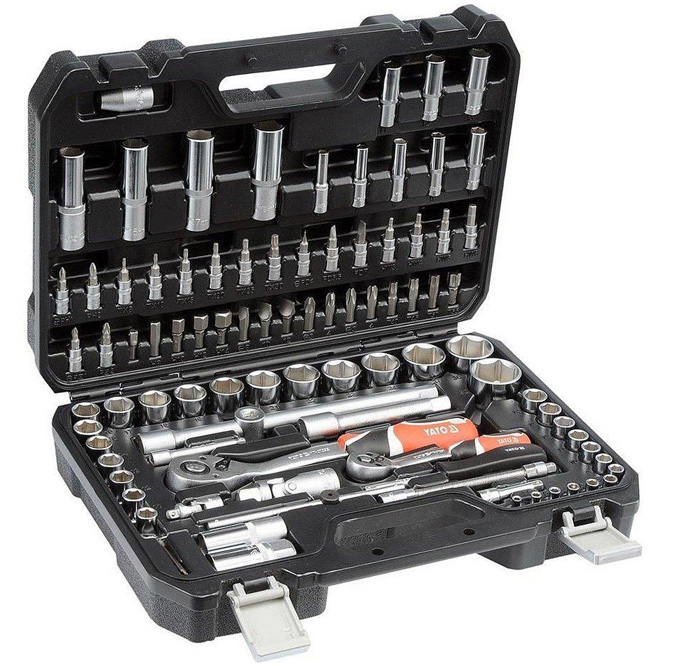 Bộ tuýp cờ lê tay vặn tổng hợp Yato YT-12681