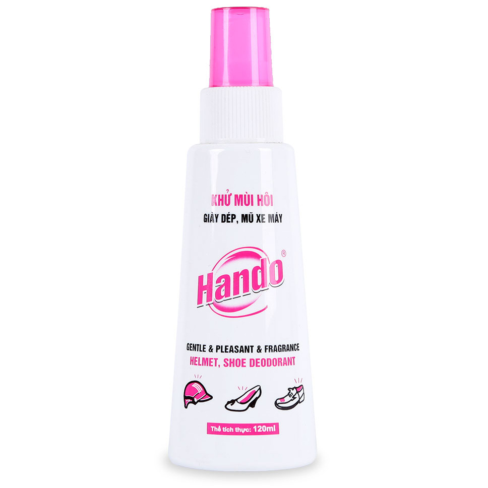 Chai xịt khử mùi mũ bảo hiểm, giày dép 120ml