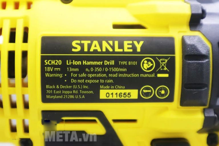 Stanley SCH20N 18V