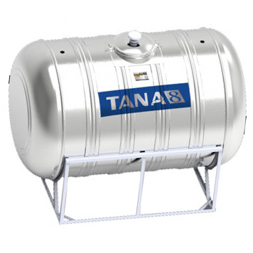 Bồn nước inox Tân Á 8 ngang TA8 2000 (Ф1140) - 2000L