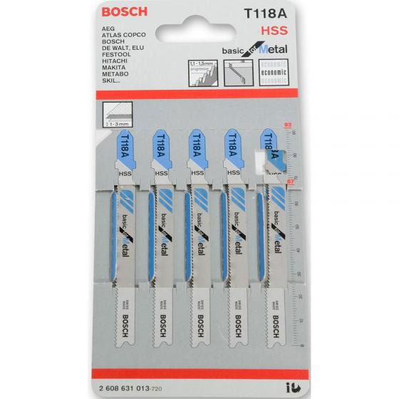 Bộ lưỡi cưa sắt 5 cây Bosch T118A