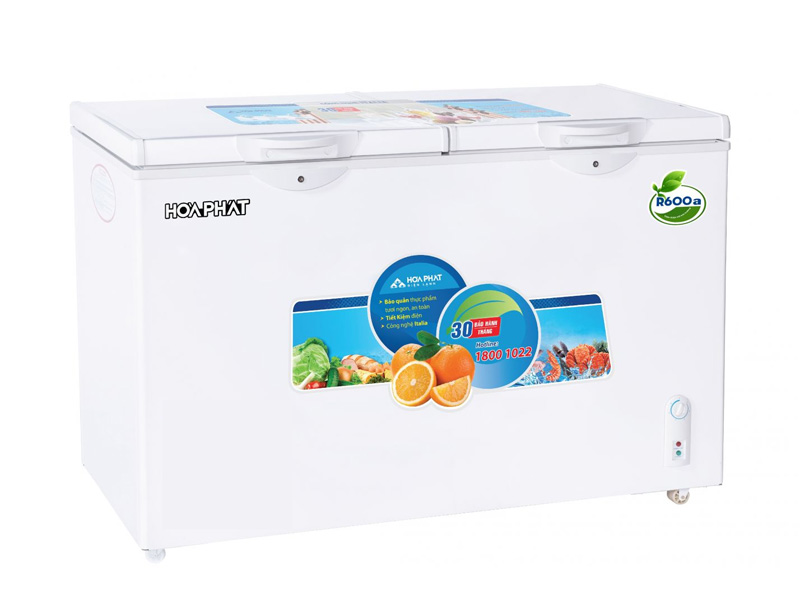 Tủ đông Funiki Hòa Phát 1 ngăn 2 cánh inverter 352 lít HCFI-666S1D2