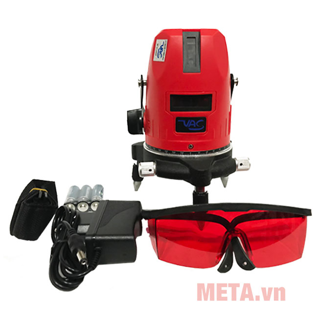 Máy cân bằng laser 5 tia đỏ VAC3101GT215(1H4V)